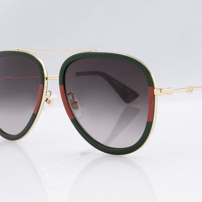 Gucci Web Aviator Sunglasses