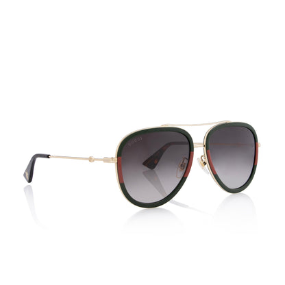 Gucci Web Aviator Sunglasses