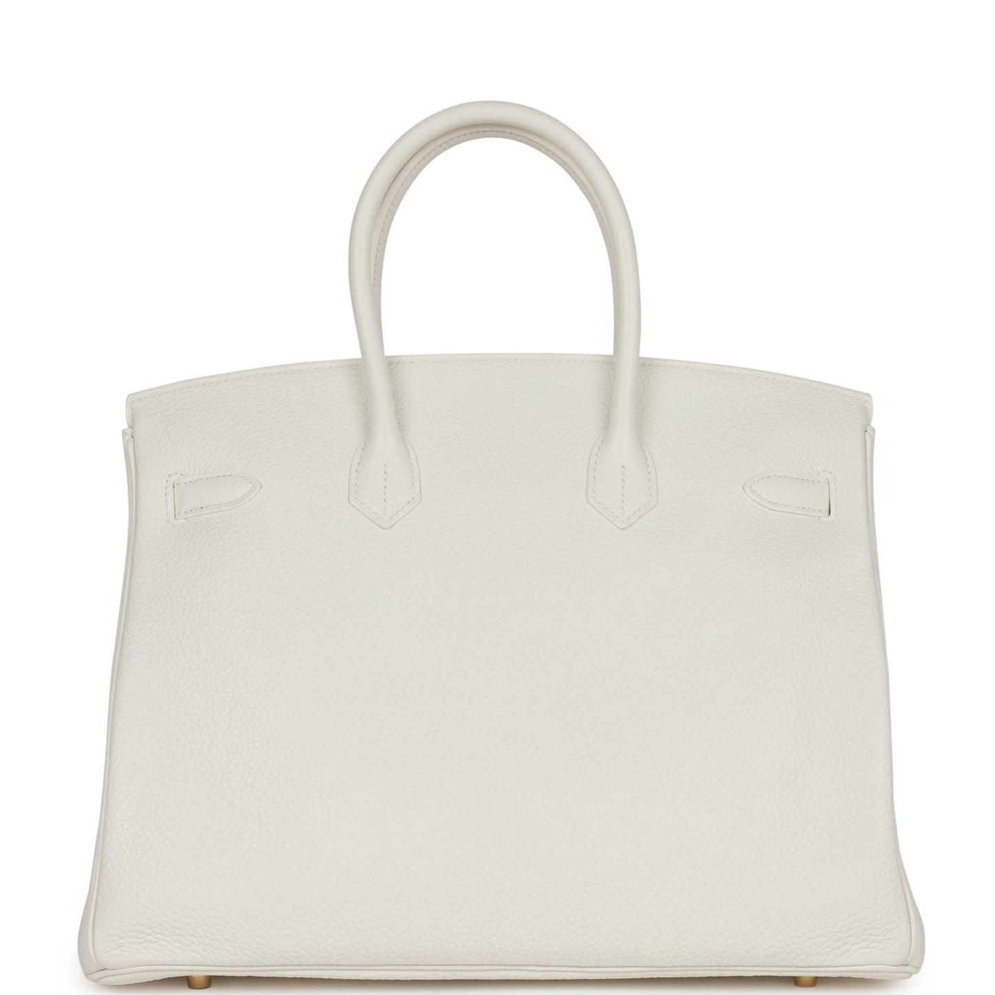 Hermes Special Order (HSS) Birkin 35 White Verso Clemence Gold Hardware