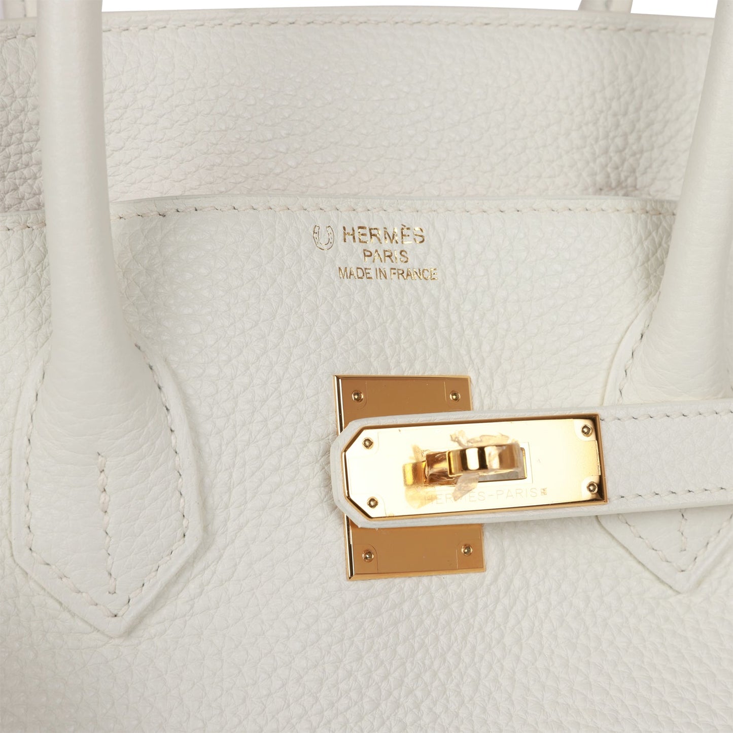 Hermes Special Order (HSS) Birkin 35 White Verso Clemence Gold Hardware