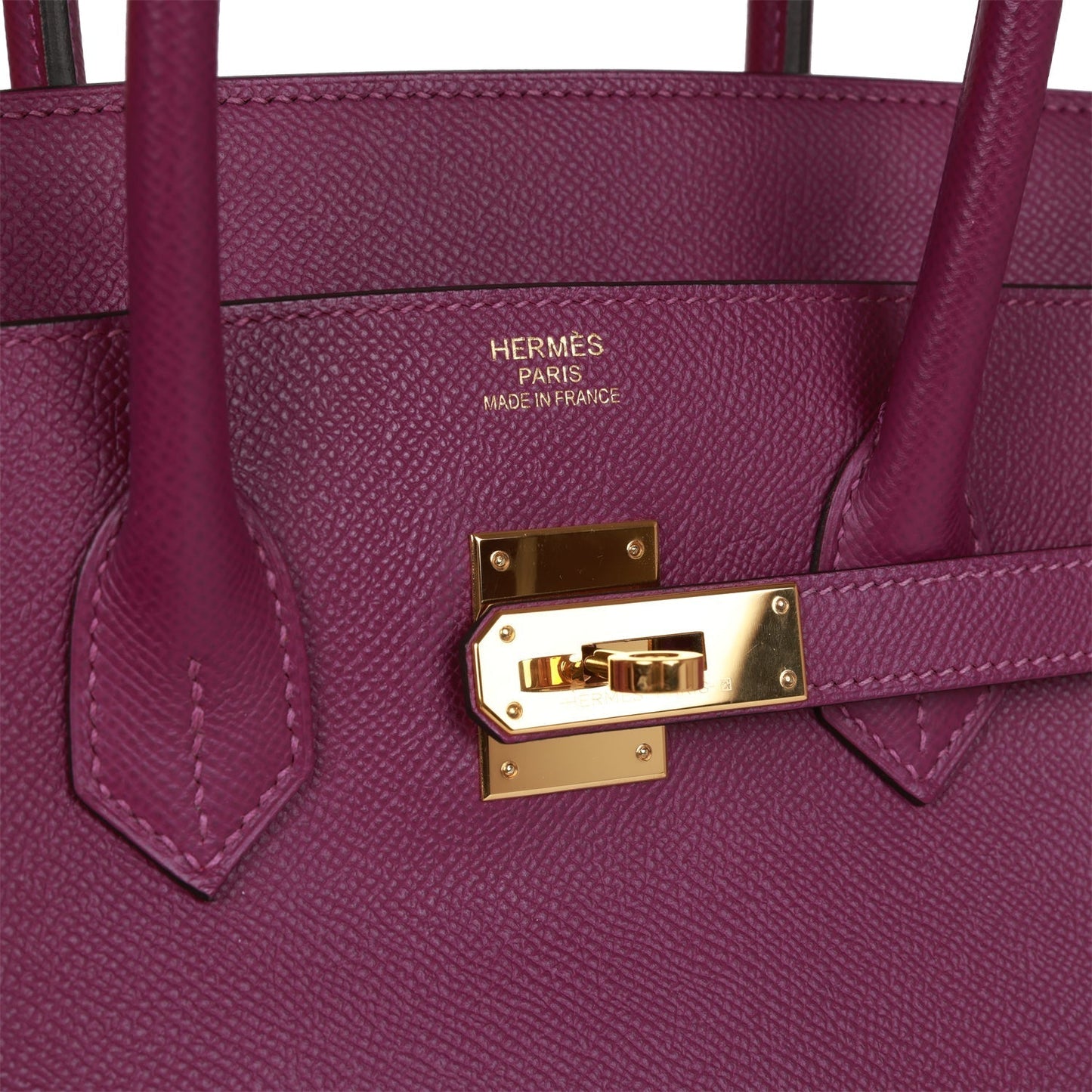 Pre-owned Hermes Birkin 35 Anemone Epsom Gold Hardware