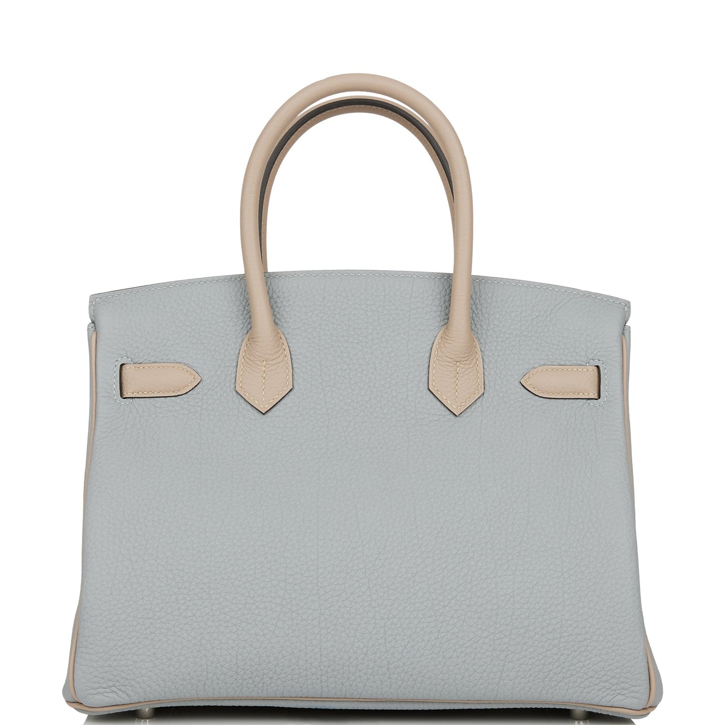 Hermes Special Order (HSS) Birkin 30 Gris Mouette and Gris Tourterelle Clemence Brushed Palladium Hardware