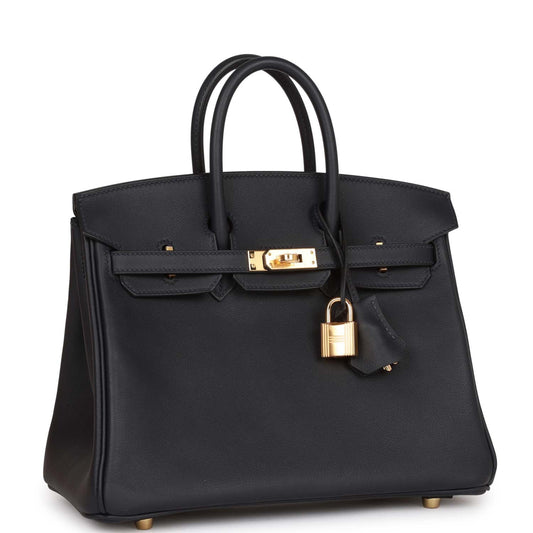 Hermes Birkin 25 Caban Swift Gold Hardware