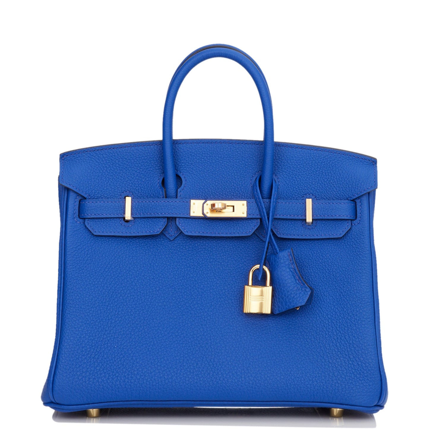 Hermes Birkin 25 Bleu Royal Togo Gold Hardware