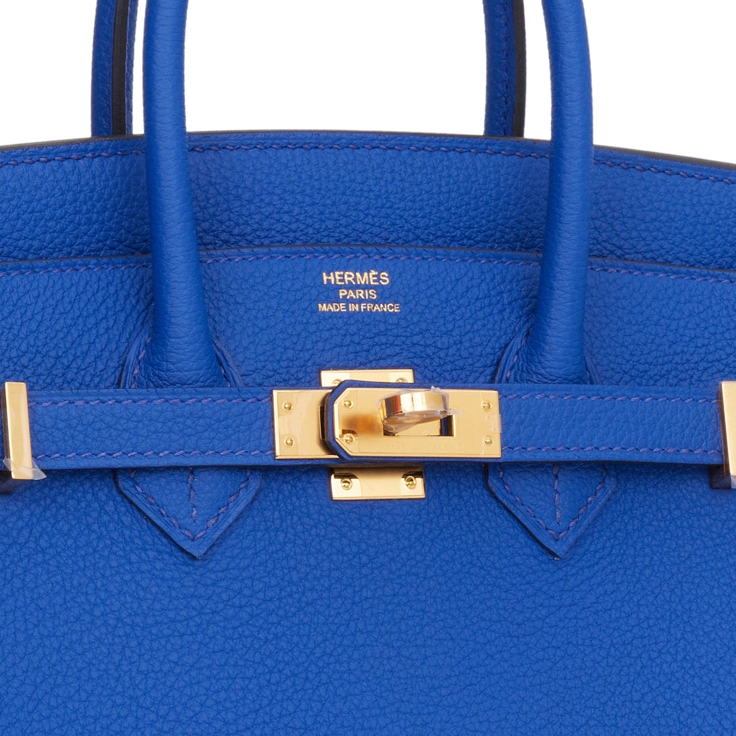 Hermes Birkin 25 Bleu Royal Togo Gold Hardware