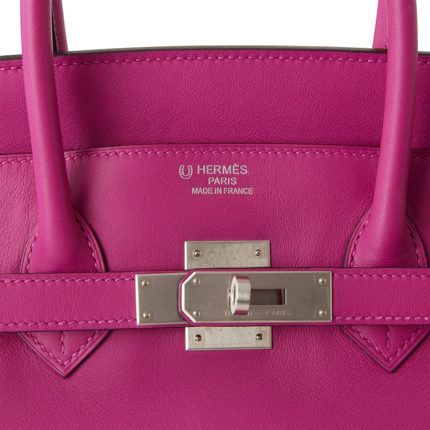 Hermes Special Order (HSS) Birkin 35 Rose Pourpre Verso Swift Brushed Palladium Hardware