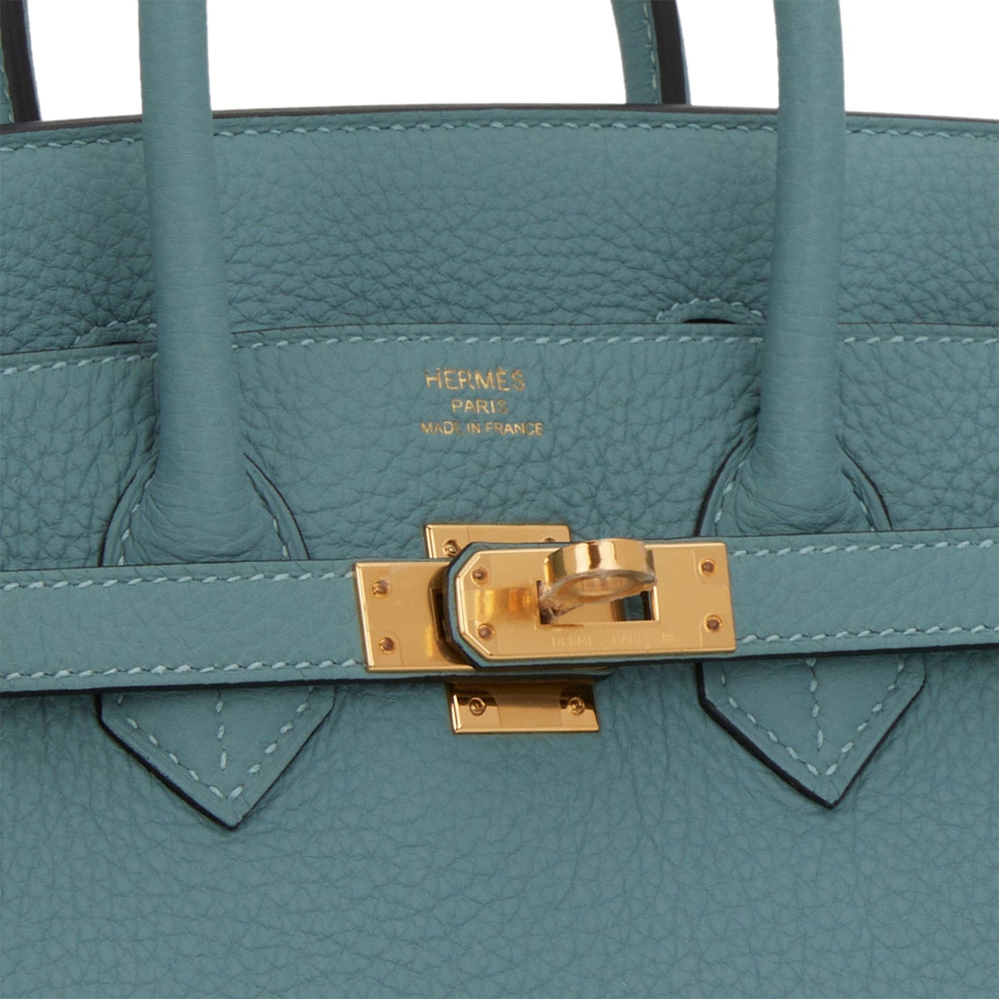 Hermes Birkin 25 Ciel Togo Gold Hardware