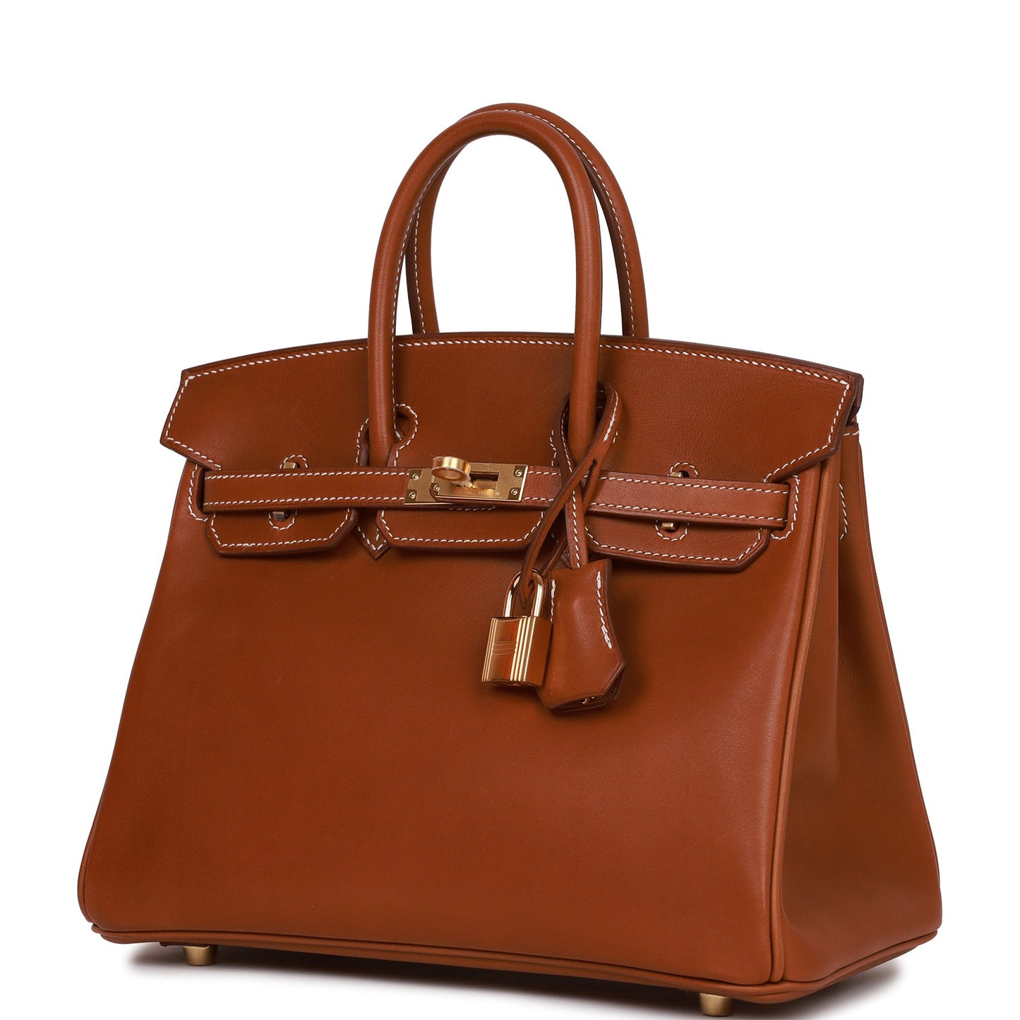 Hermes Birkin 25 Fauve Barenia Gold Hardware