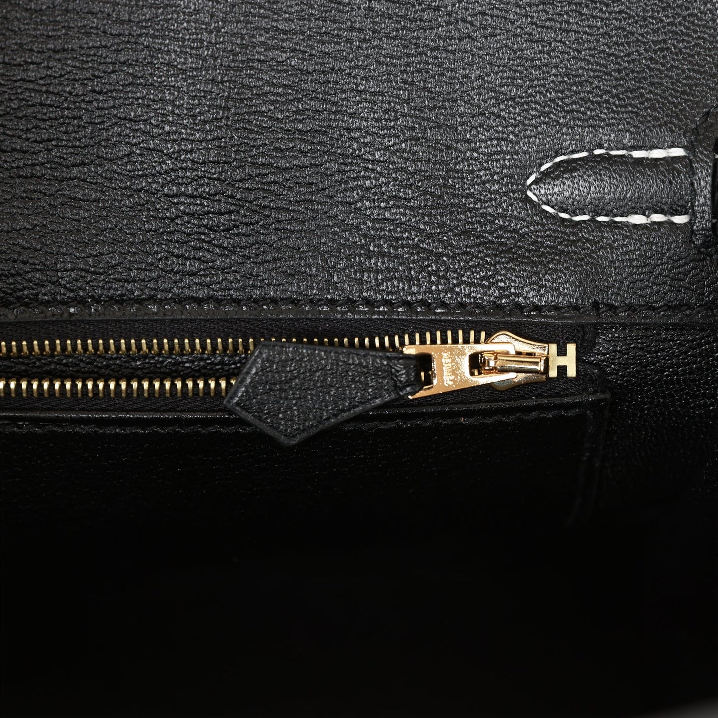 Hermes Special Order (HSS) Birkin 25 White and Black Clemence Brushed Gold Hardware