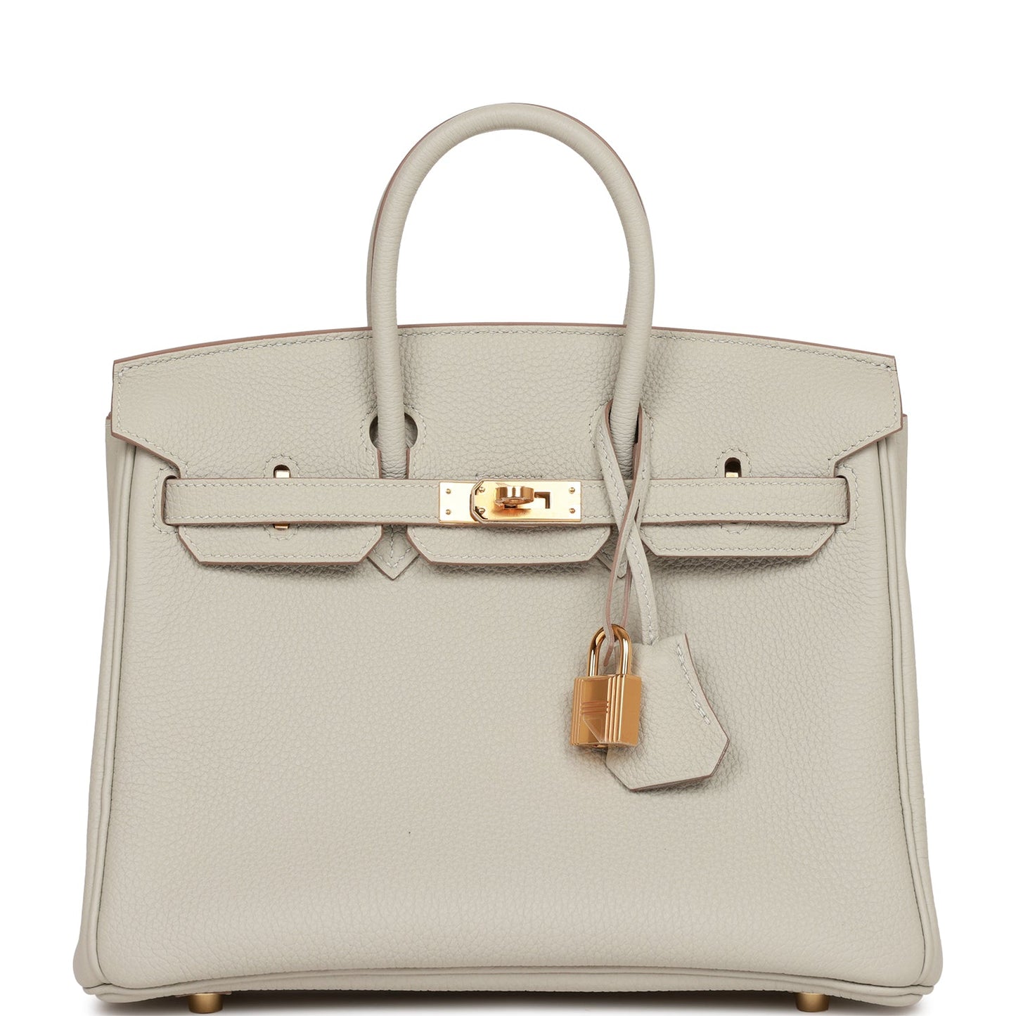 Hermes Birkin 25 Gris Perle Togo Gold Hardware