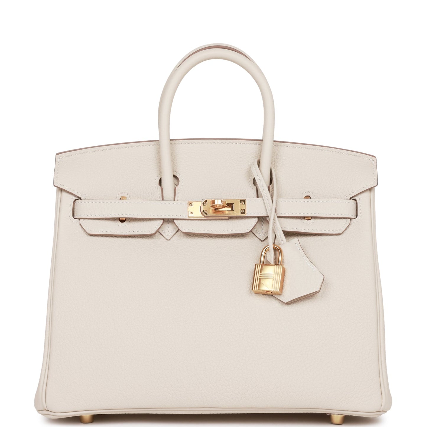 Hermes Birkin 25 Craie Togo Gold Hardware