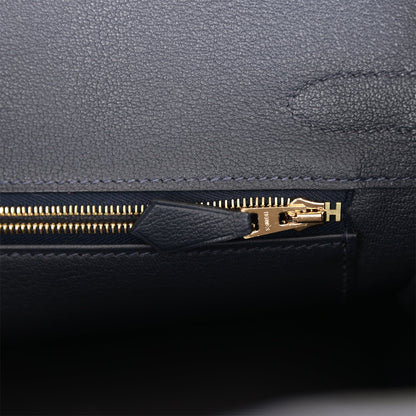 Hermes Special Order (HSS) Birkin 30 Bleu Nuit Togo Gold Hardware