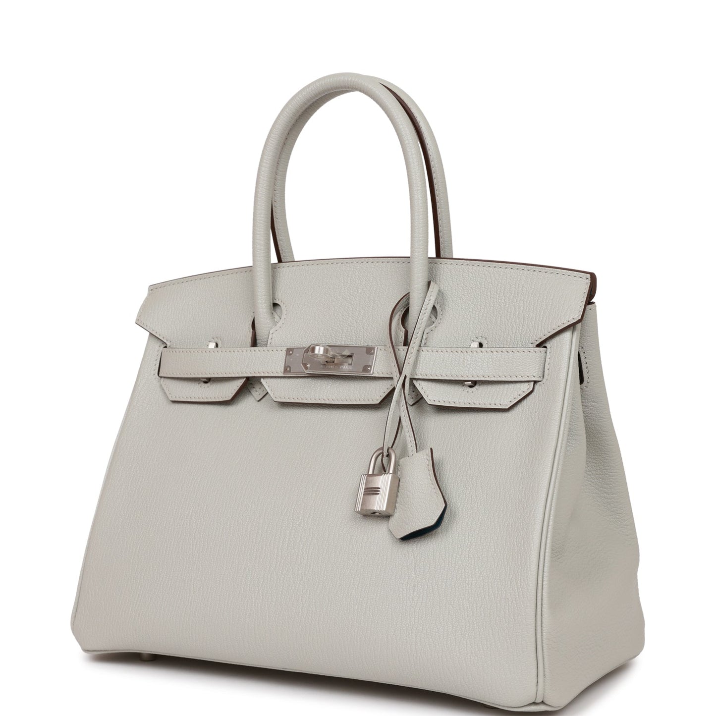 Hermes Special Order (HSS) Birkin 30 Gris Perle Verso Chevre Brushed Palladium Hardware