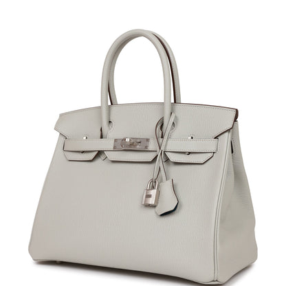 Hermes Special Order (HSS) Birkin 30 Gris Perle Verso Chevre Brushed Palladium Hardware - Payment 5 for AP