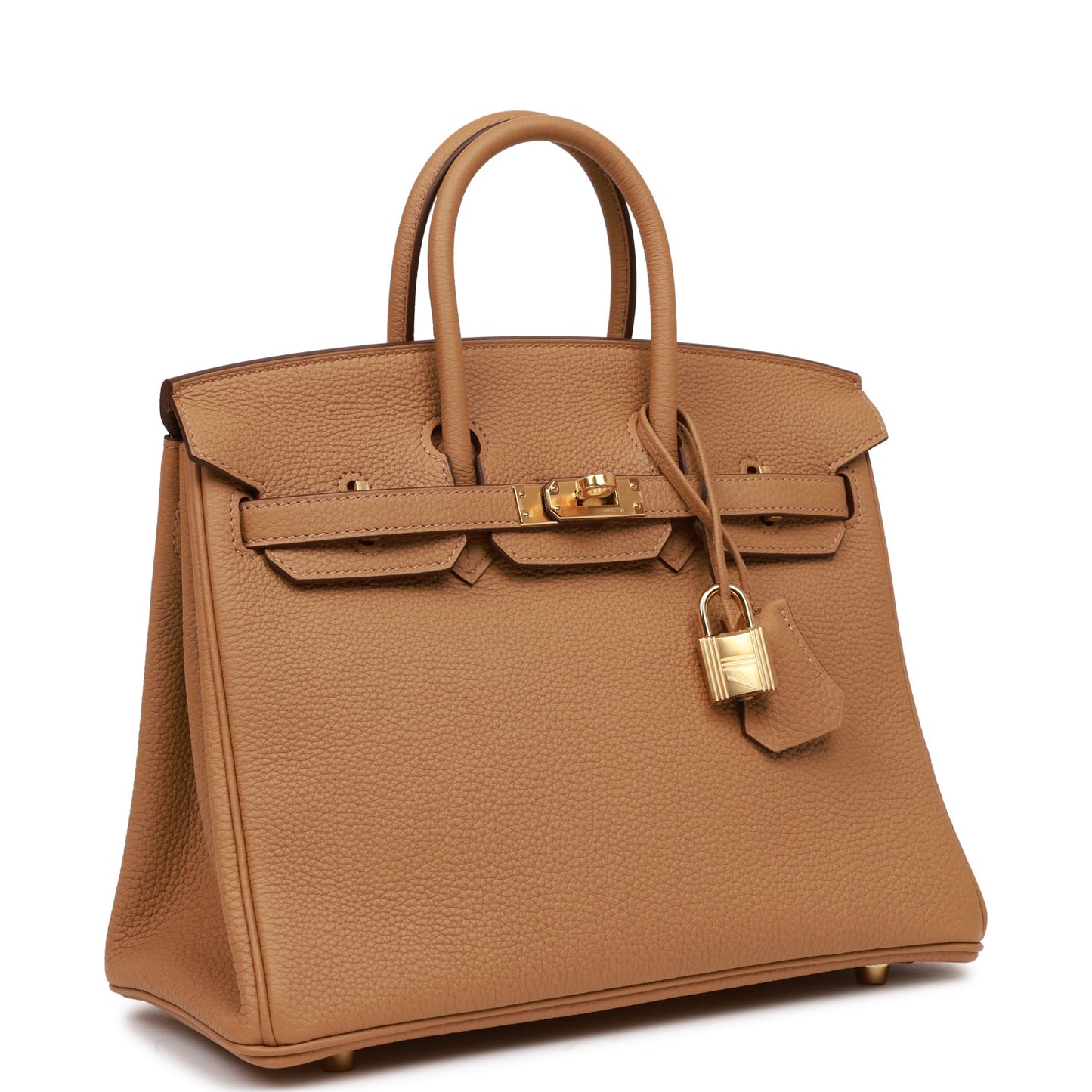 Hermes Birkin 25 Biscuit Togo Gold Hardware