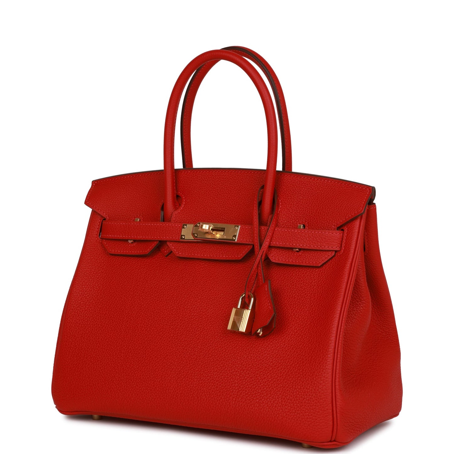 Hermes Special Order (HSS) Birkin 30 Rouge Casaque Togo Gold Hardware