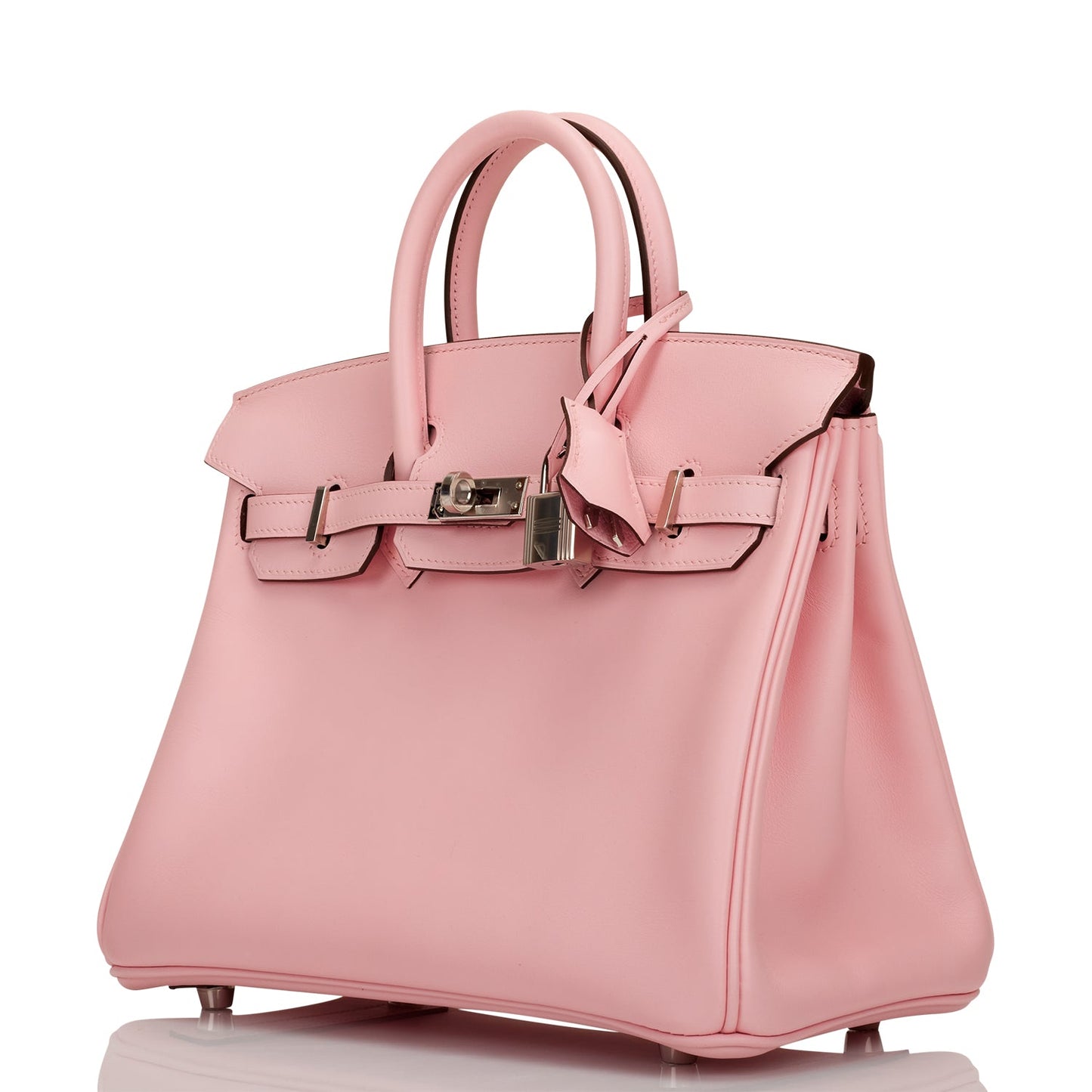 Hermes Birkin 25 Rose Sakura Jonathan Palladium Hardware