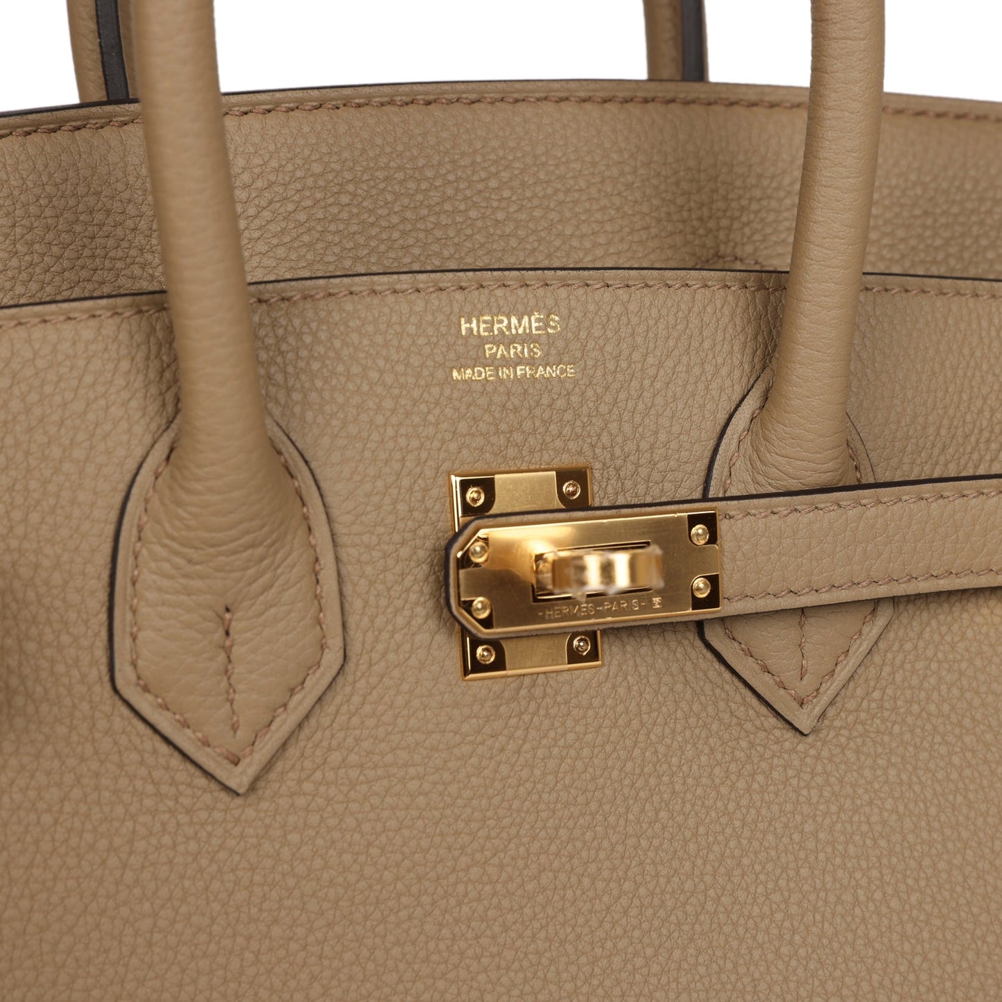 Hermes Birkin 25 Beige Marfa Togo Gold Hardware