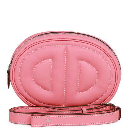 Hermes In-The-Loop Belt Bag Rose D'Ete Verso Swift Palladium Hardware