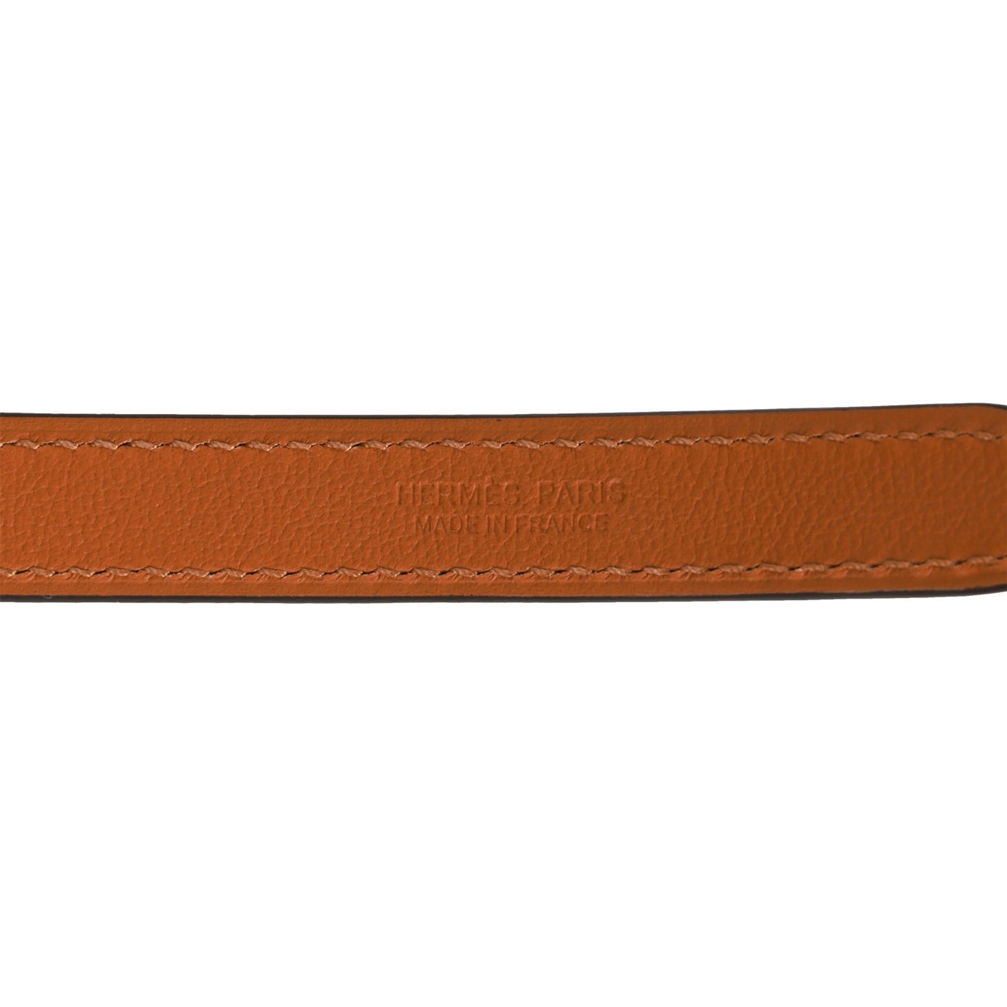 Hermes Pop H Belt 15mm Craie Epsom Rose Gold 105cm