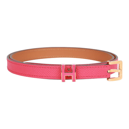 Hermes Pop H Belt 15mm Rose Extreme Epsom Rose Gold 80cm