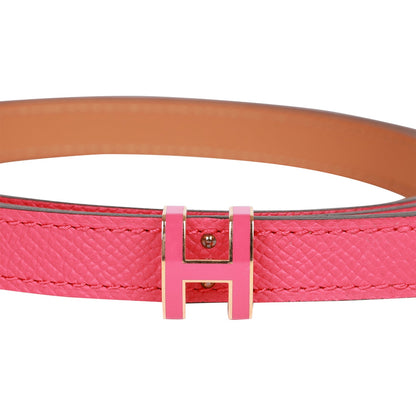 Hermes Pop H Belt 15mm Rose Extreme Epsom Rose Gold 80cm