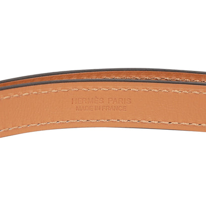 Hermes Pop H Belt 15mm Black Epsom Rose Gold 80cm