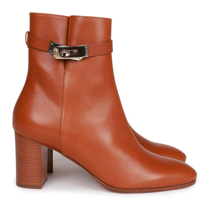 Hermes Saint Germain Ankle Boot Gold Palladium Hardware 40