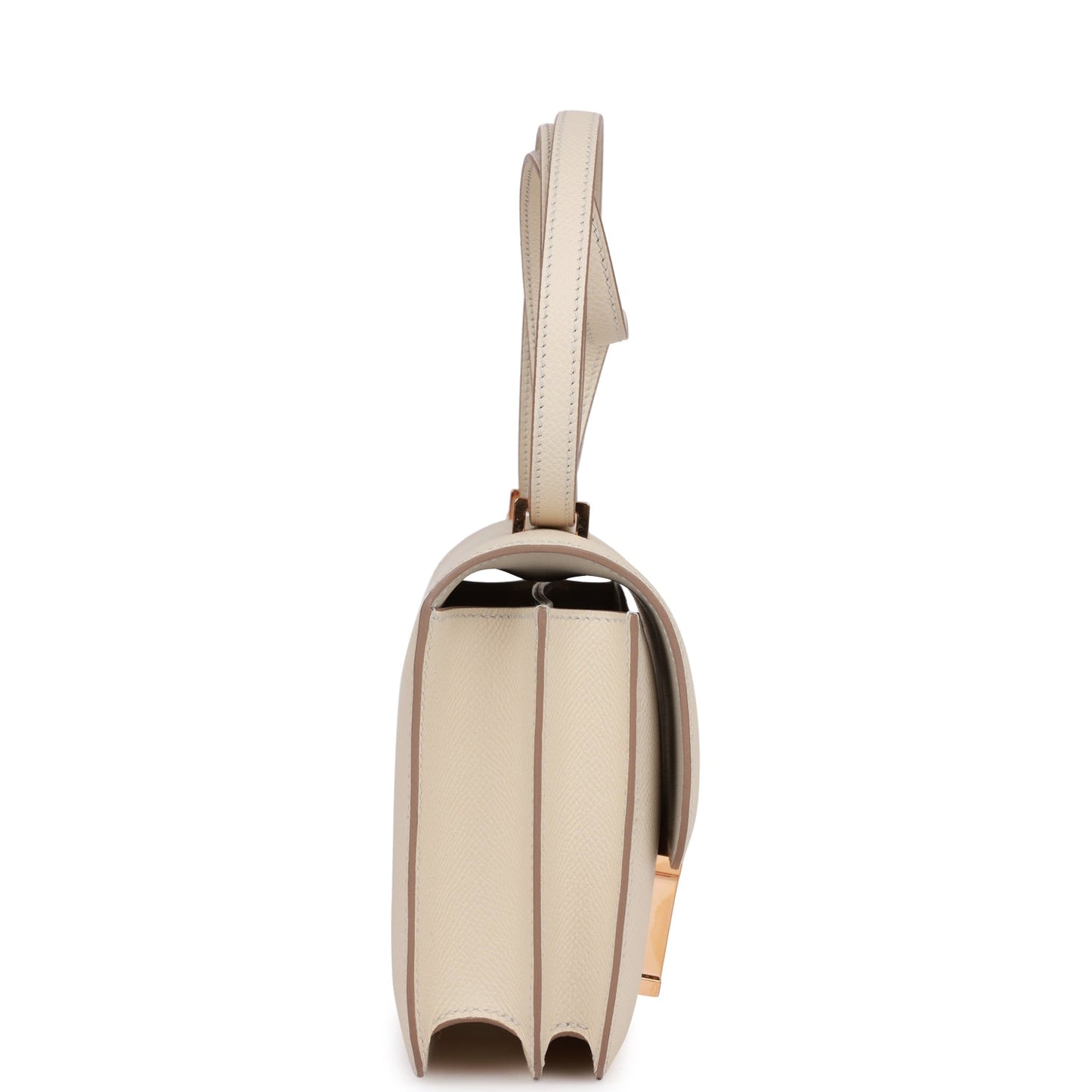 Hermes Special Order (HSS) Constance 18 Craie Verso Epsom Rose Gold Hardware