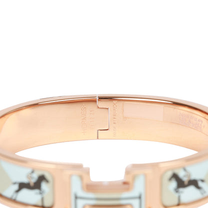 Hermes Les Allures Clic Clac H Narrow Enamel Bracelet