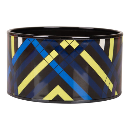 Hermes "Multicolor Circles" Extra Wide Printed Enamel Bracelet PM (65) ( )