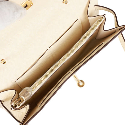 Hermes Kelly Wallet To Go Nata Epsom Gold Hardware