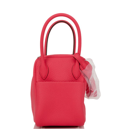 Hermes Lindy 26 Rose Extreme Clemence Palladium Hardware