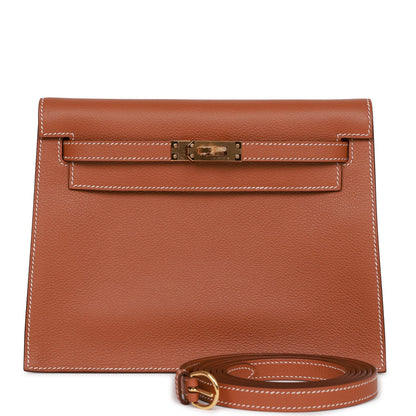 Hermes Kelly Danse Gold Evercolor Gold Hardware