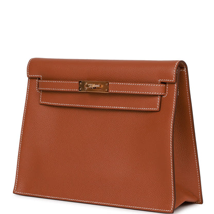 Hermes Kelly Danse Gold Evercolor Gold Hardware