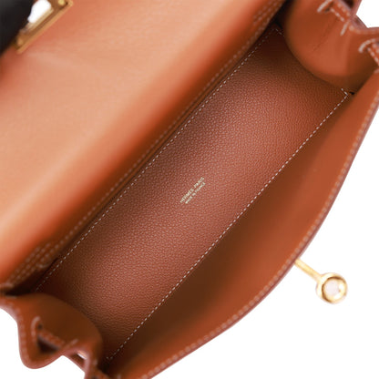 Hermes Kelly Danse Gold Evercolor Gold Hardware