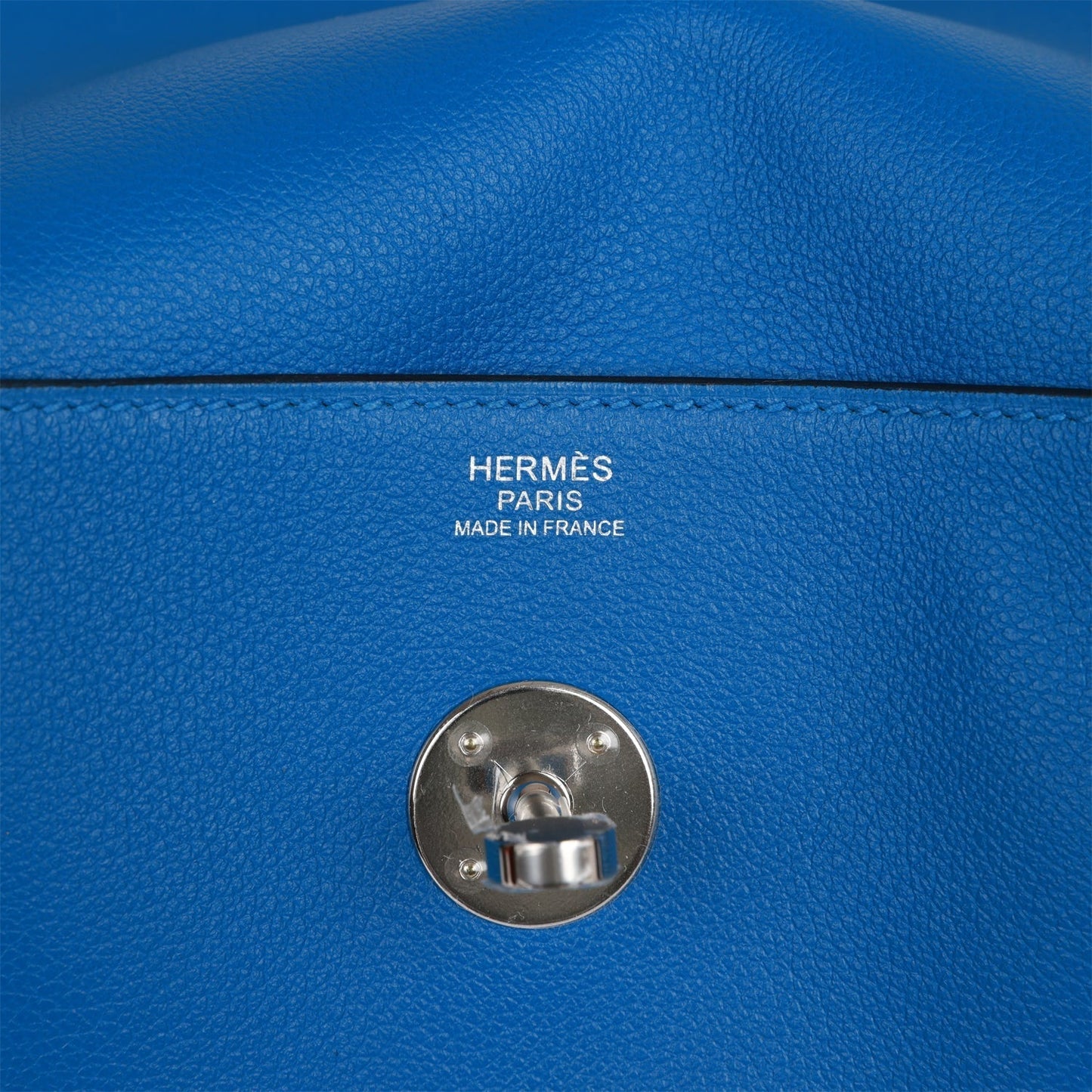 Hermes Lindy 30 Bleu Zellige Swift Palladium Hardware