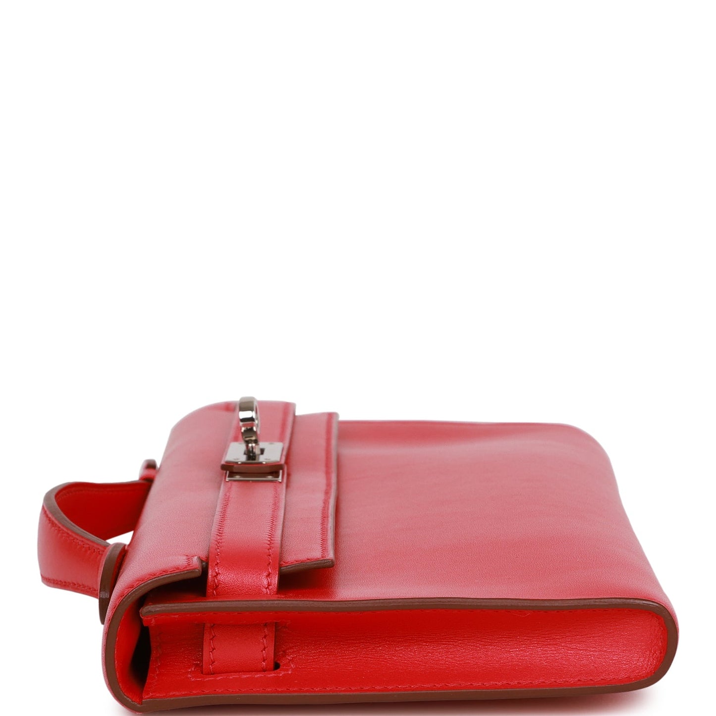 Hermes Kelly Cut Vermillion Swift Palladium Hardware