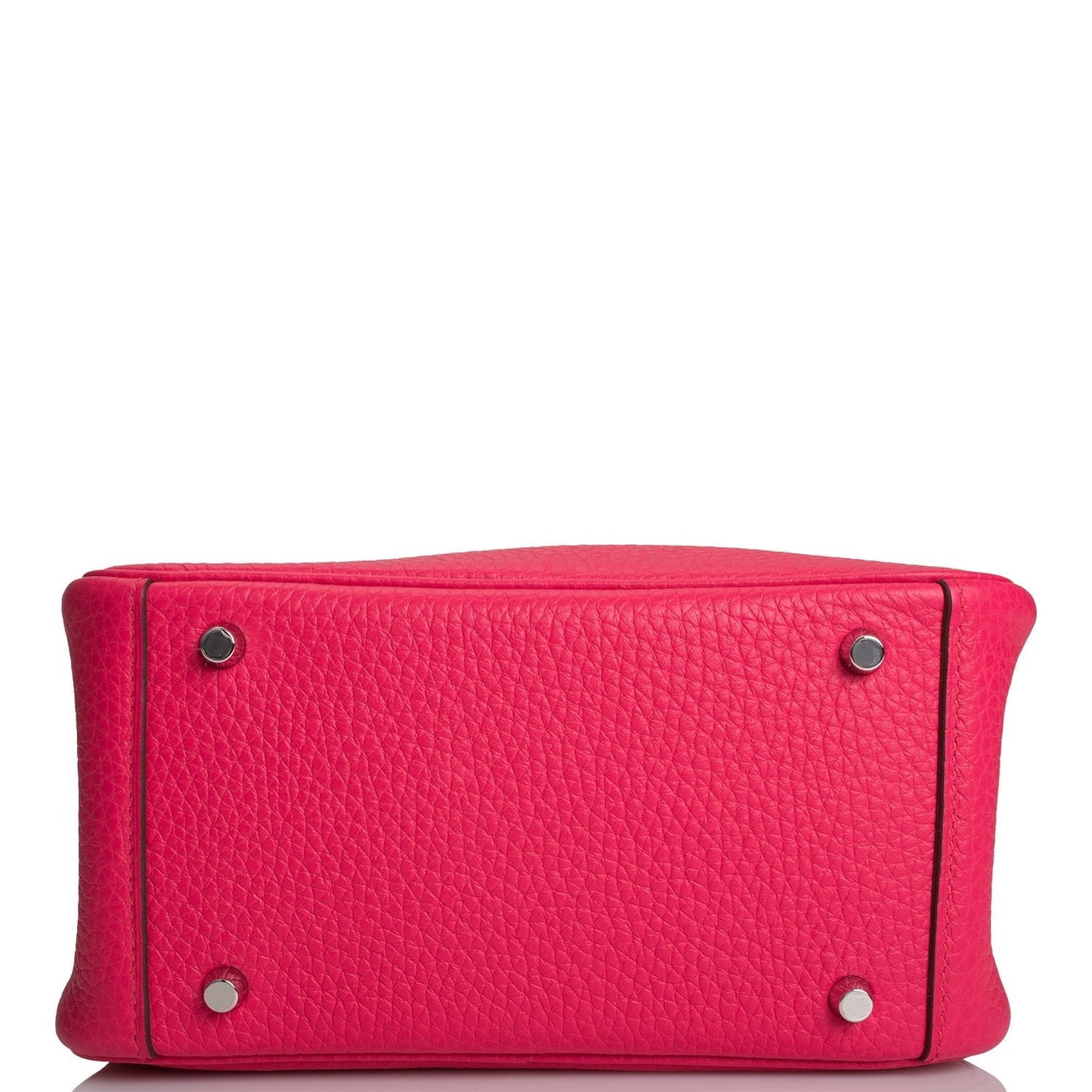 Hermes Mini Lindy Rose Extreme Clemence Palladium Hardware