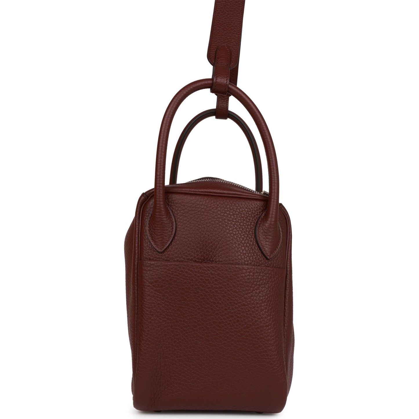 Hermes Lindy 30 Bordeaux Clemence Palladium Hardware