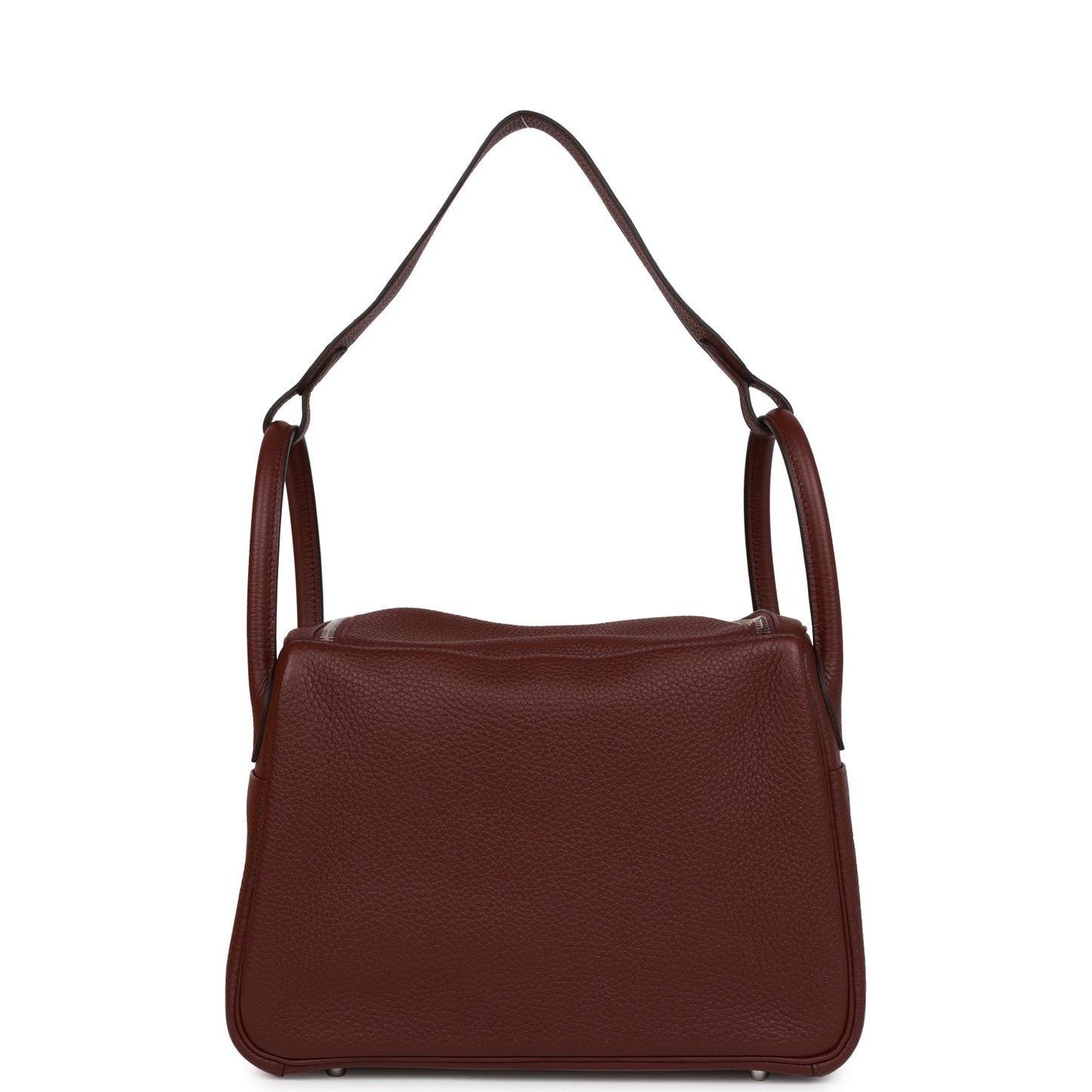 Hermes Lindy 30 Bordeaux Clemence Palladium Hardware