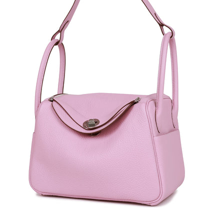 Hermes Lindy 26 Mauve Sylvestre Clemence Palladium Hardware