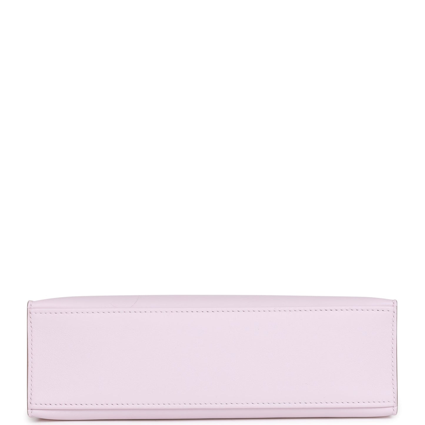 Hermes Kelly Pochette Mauve Pale Swift Palladium Hardware