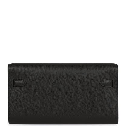 Hermes Kelly Wallet To Go Black Epsom Gold Hardware