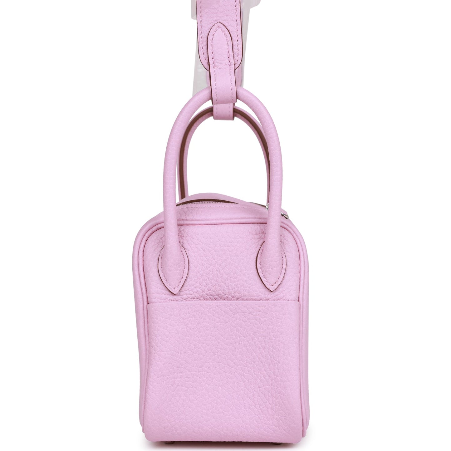 Hermes Mini Lindy Mauve Sylvestre Clemence Palladium Hardware