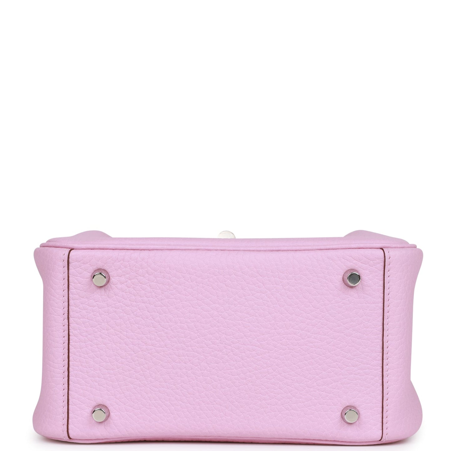 Hermes Mini Lindy Mauve Sylvestre Clemence Palladium Hardware