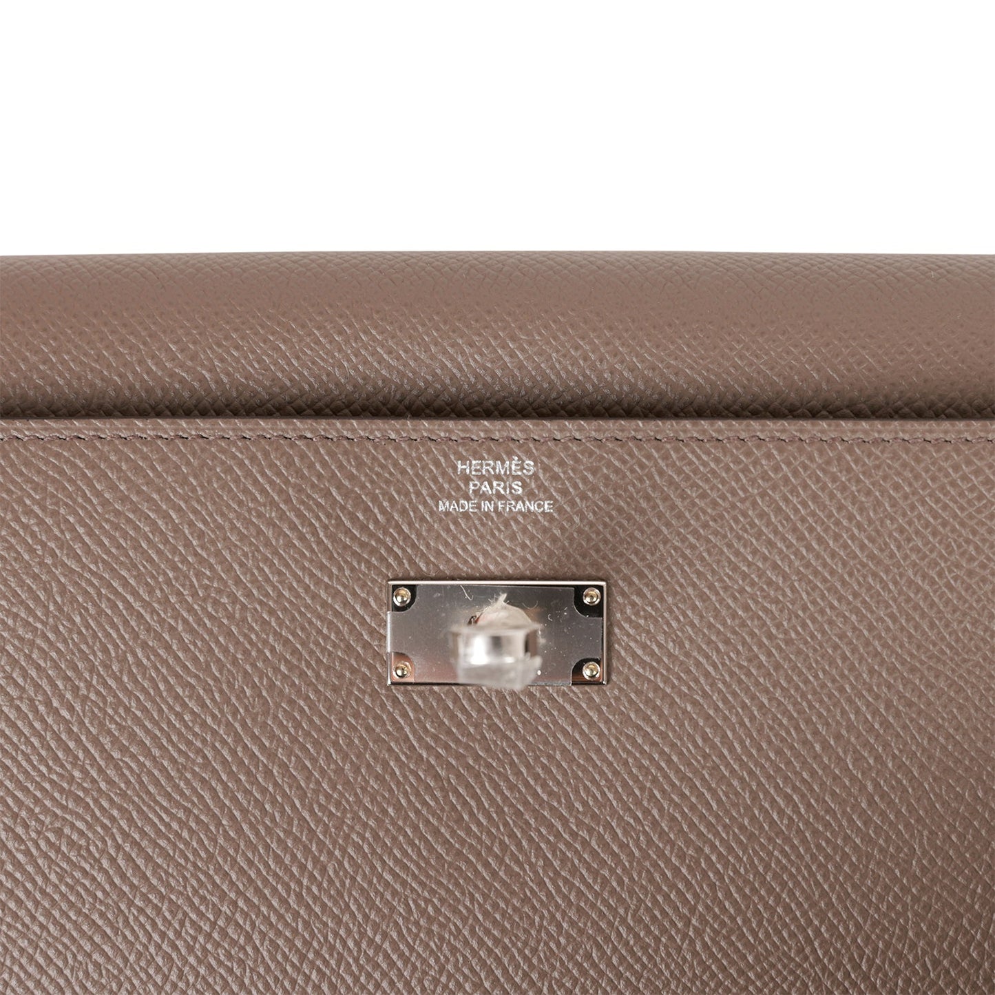 Hermes Kelly Wallet To Go Etain Epsom Palladium Hardware