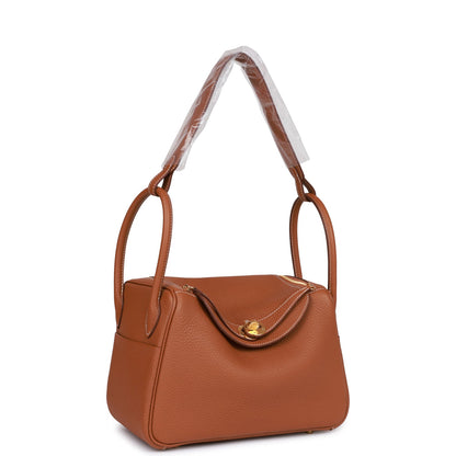 Hermes Lindy 26 Gold Clemence Gold Hardware