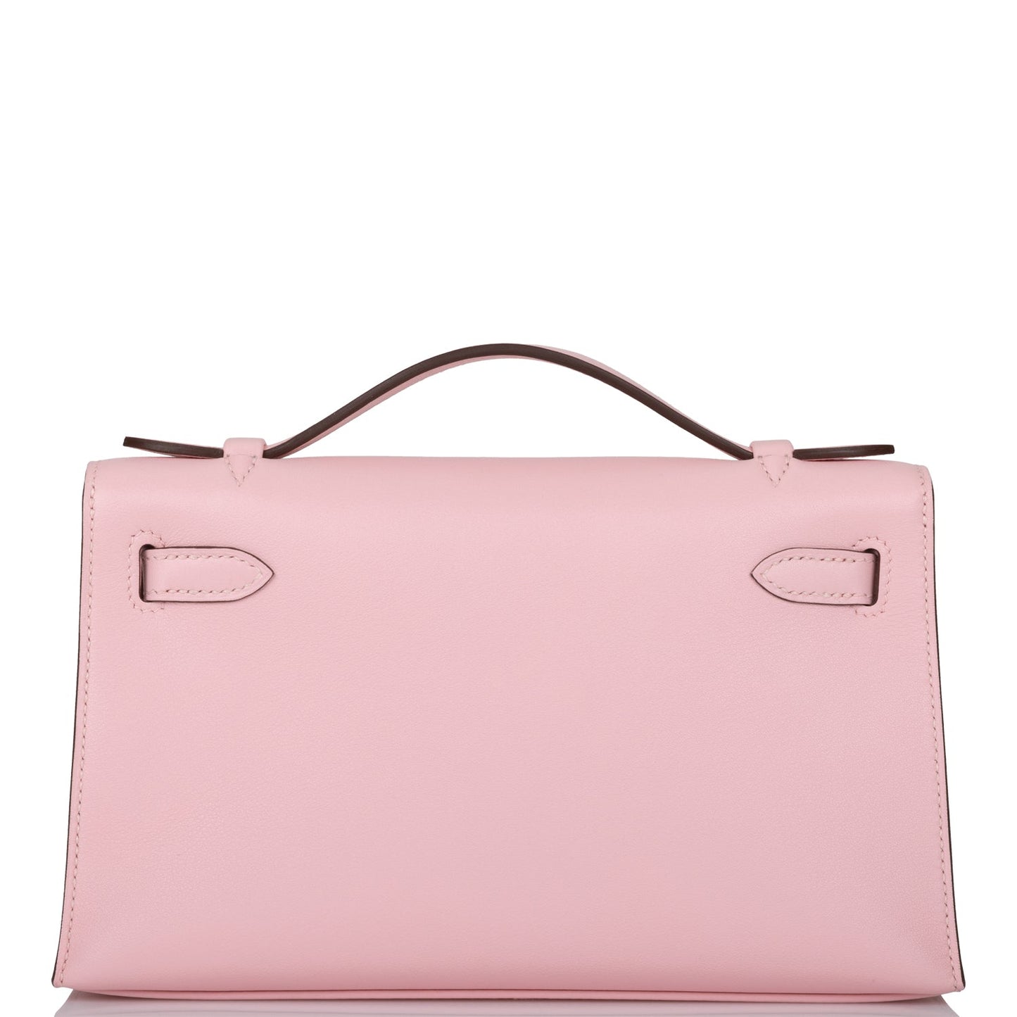 Hermes Kelly Pochette Rose Sakura Swift Palladium Hardware