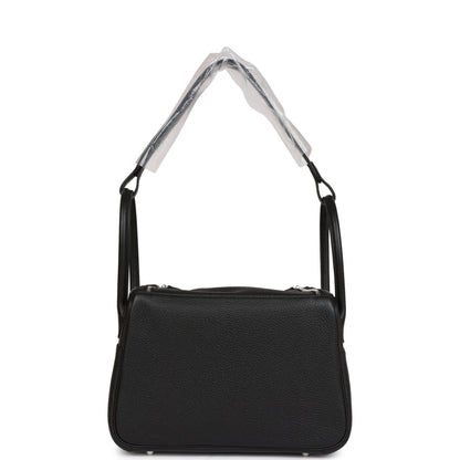 Hermes Lindy 26 Black Clemence Palladium Hardware